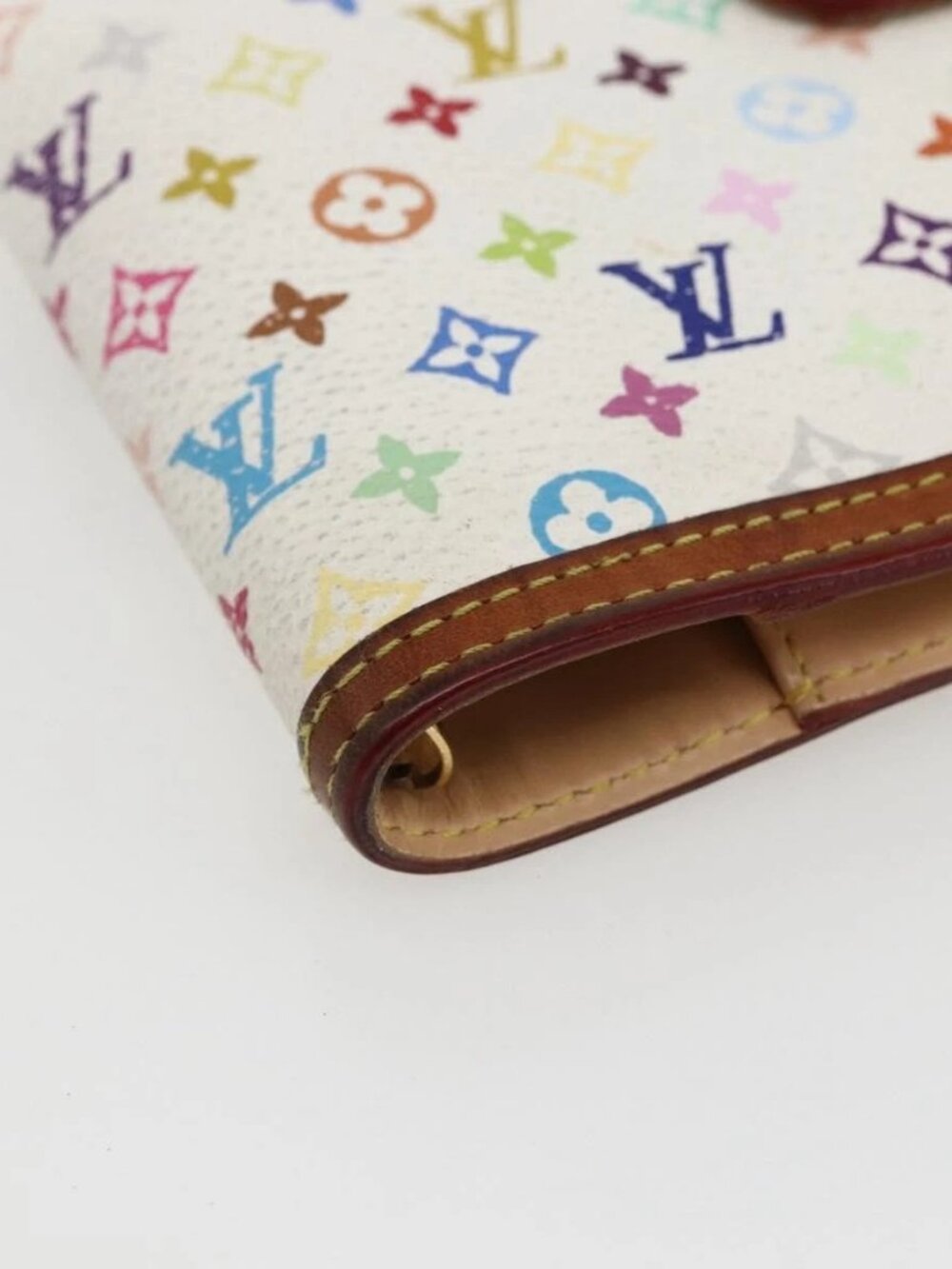 LOUIS VUITTON Multicolor Agenda PM Day Planner Cover White R21074 LV Auth 170796 - Picture 14 of 16